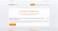 Desktop Screenshot of modusvia.com
