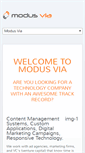 Mobile Screenshot of modusvia.com